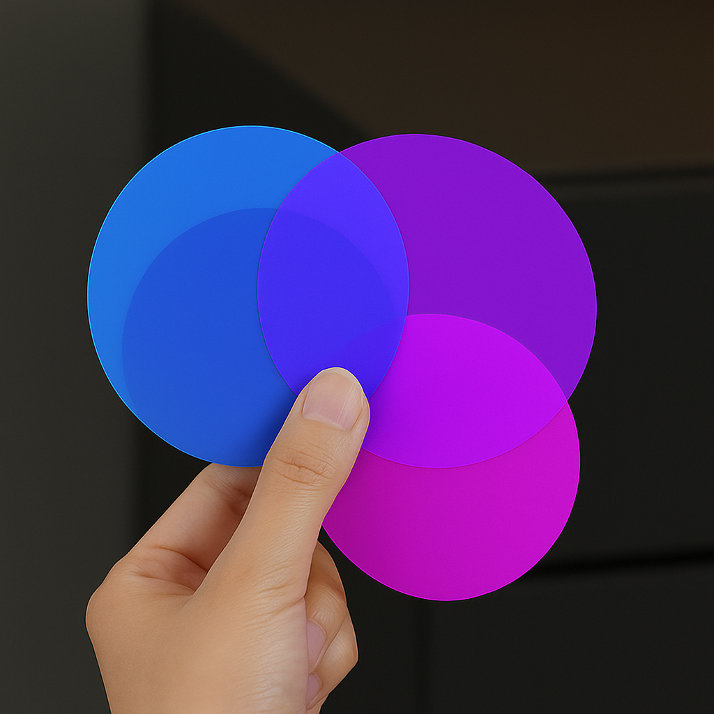 Lampka na Biurko LED z Efektem Tęczy do Sypialni i Salonu | Nocna