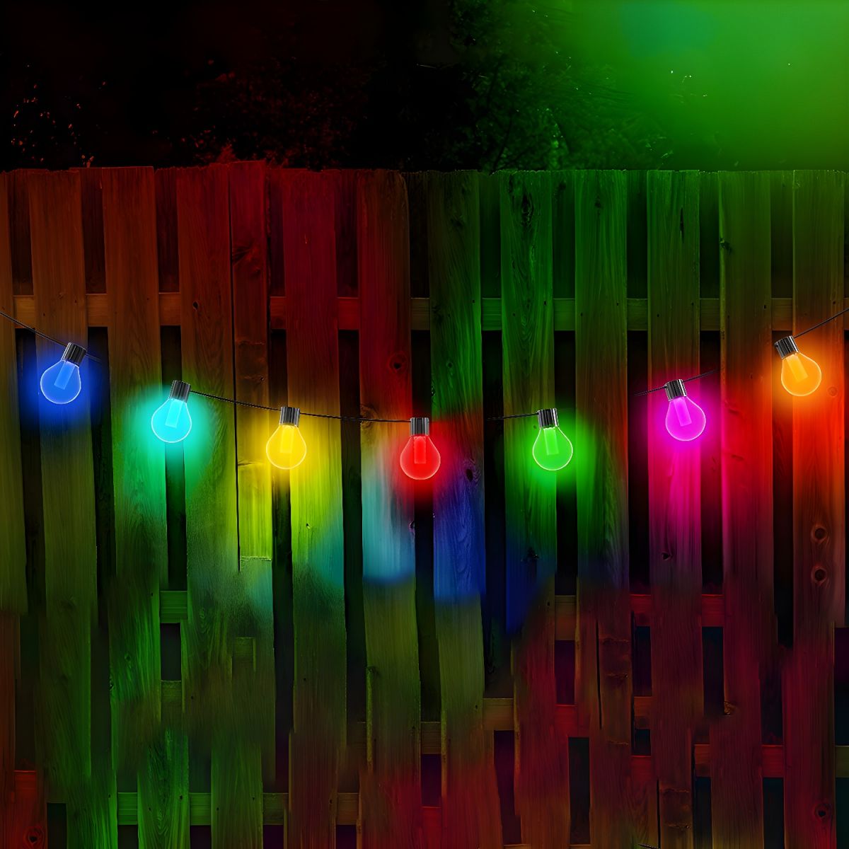 Lampki Choinkowe LED Kolorowe Do Ogrodu | Zewnętrzne
