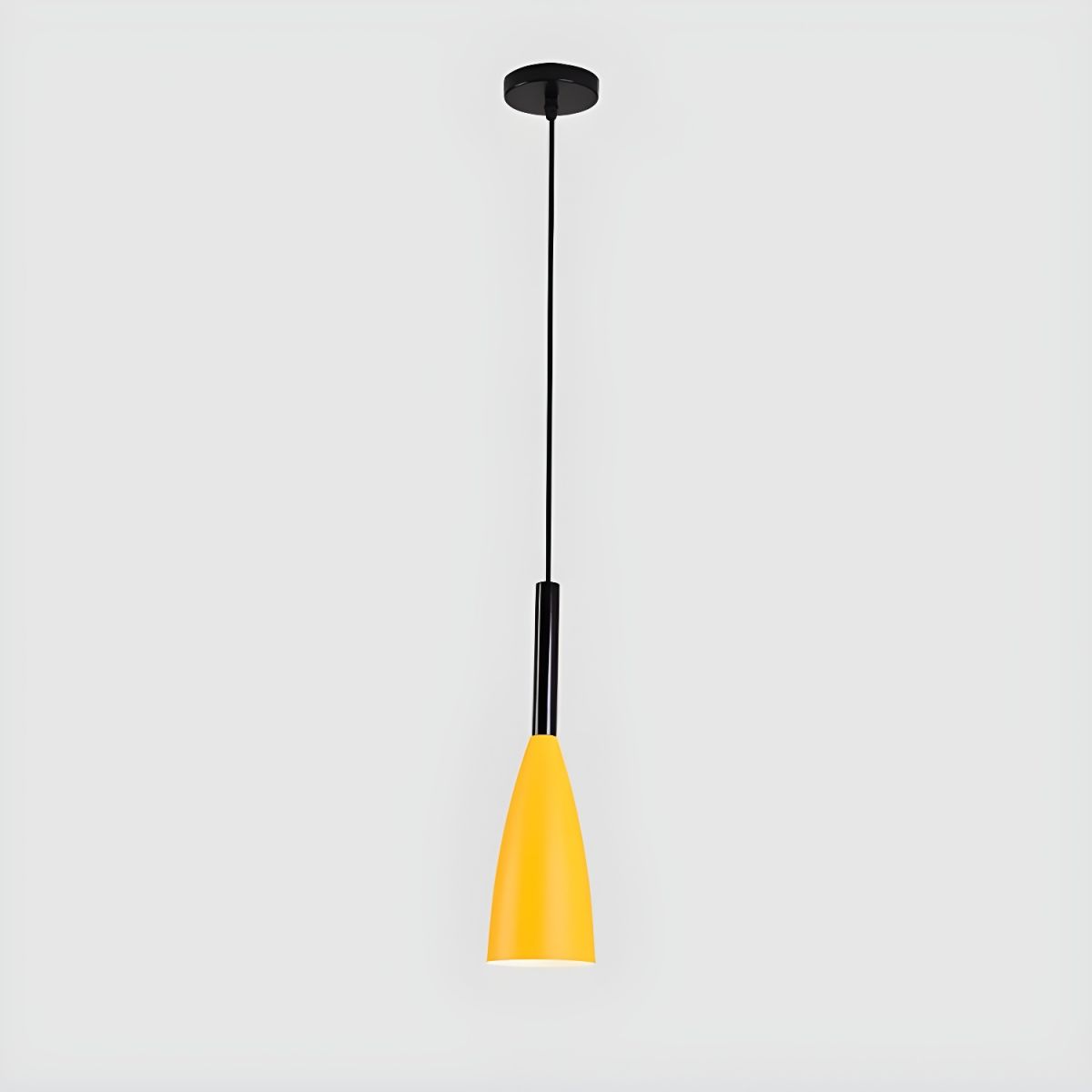 Lampy Do Salonu Wiszące LED Z Podłużnym Kloszem Nad Stołem | Nowoczesne