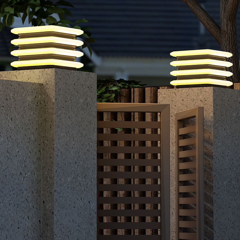 Lampy Solarne LED Na Ogrodzenie Do Ogrodu | Słupkowe