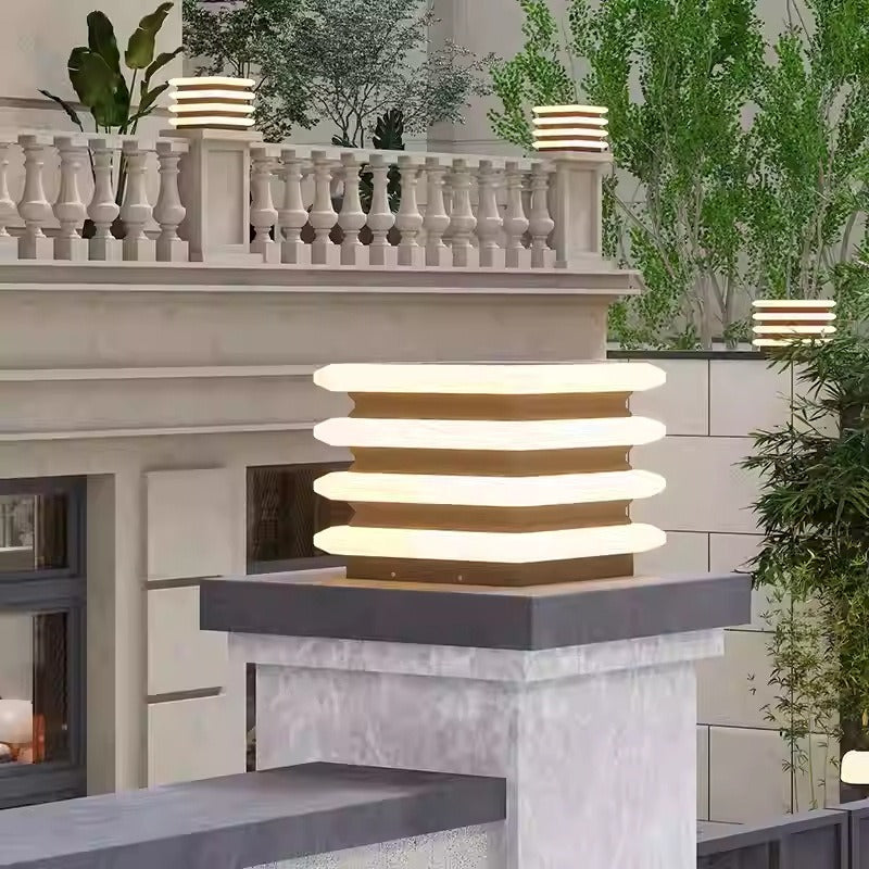 Lampy Solarne LED Na Ogrodzenie Do Ogrodu | Słupkowe