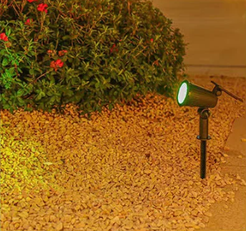 Lampy Solarne LED Reflektor Punktowy z Montaż | Zewnątrz