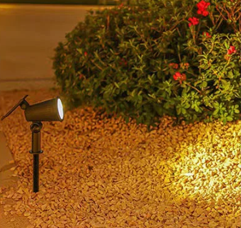 Lampy Solarne LED Reflektor Punktowy z Montaż | Zewnątrz