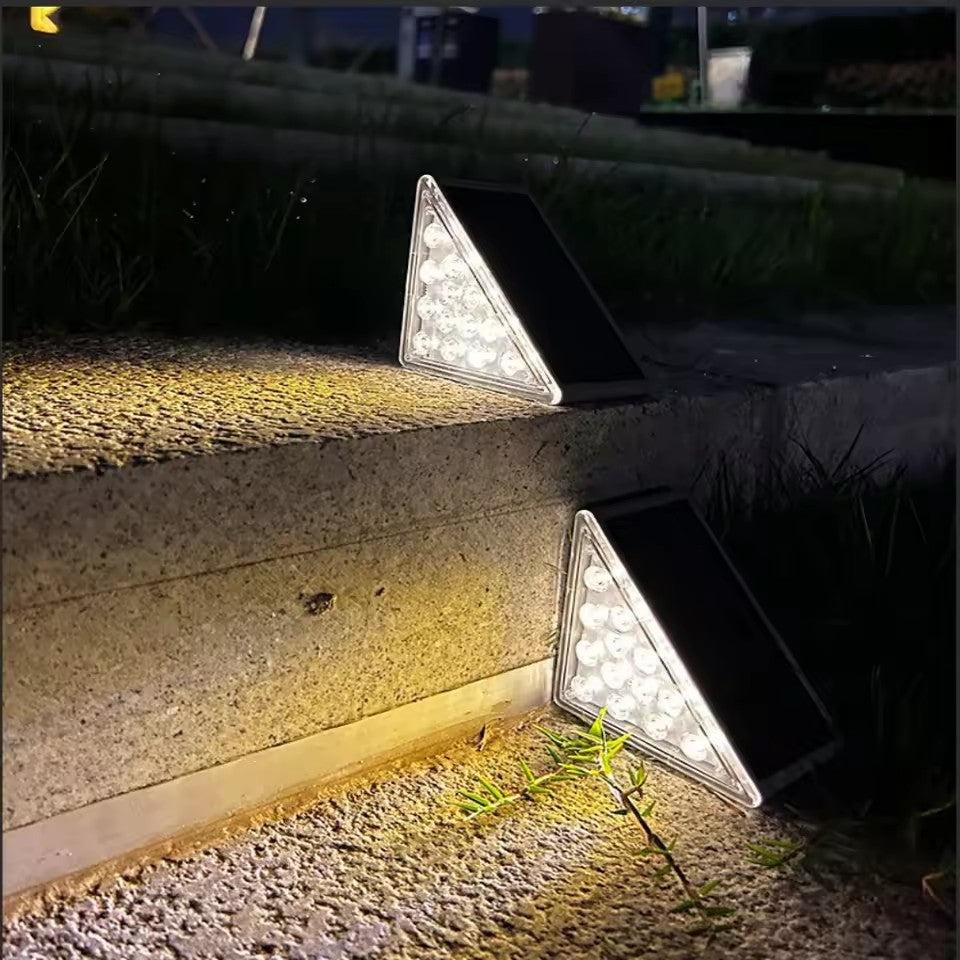 Lampy Solarne Schodowe Zewnętrzne na Ogrodzenie i Taras | LED
