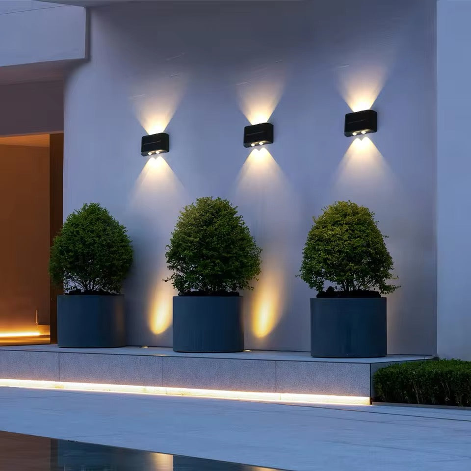 Lampy Solarne Zewnątrz Montowane Na Scianie | LED