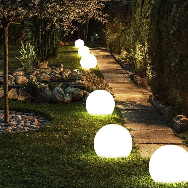 Lampy Zewnętrzne LED Kule Ogrodowe | Oświetlenie Tarasowe i Ścieżkowe