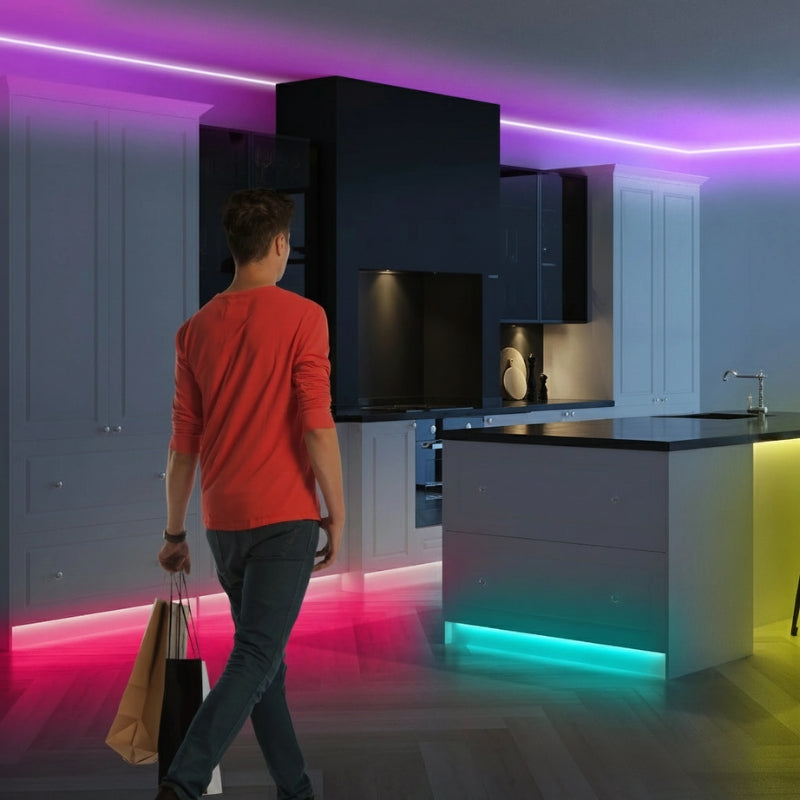 Ledy RGB Taśma LED Z Pilotem I Aplikacją | Elastyczny Pasek USB