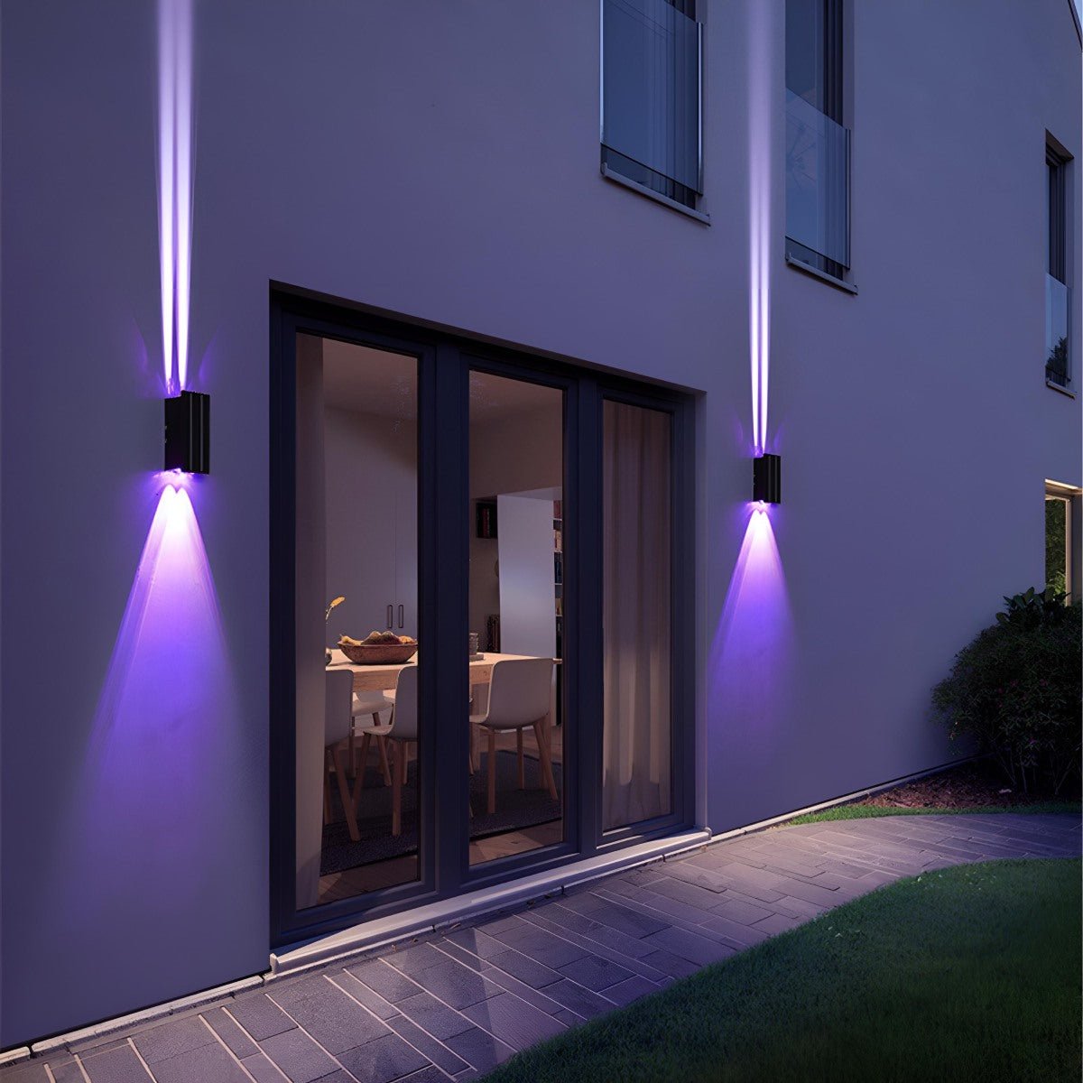 Ledy Zewnętrzne RGB Na Ścianę | Nowoczesne Oświetlenie Up-Down