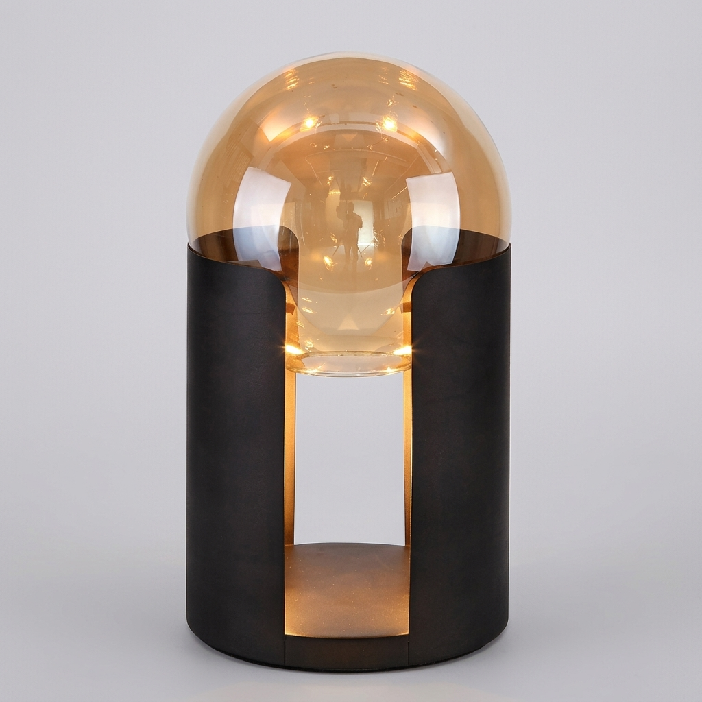 Okrągła Lampa Stołowa do Salonu | Nowoczesna
