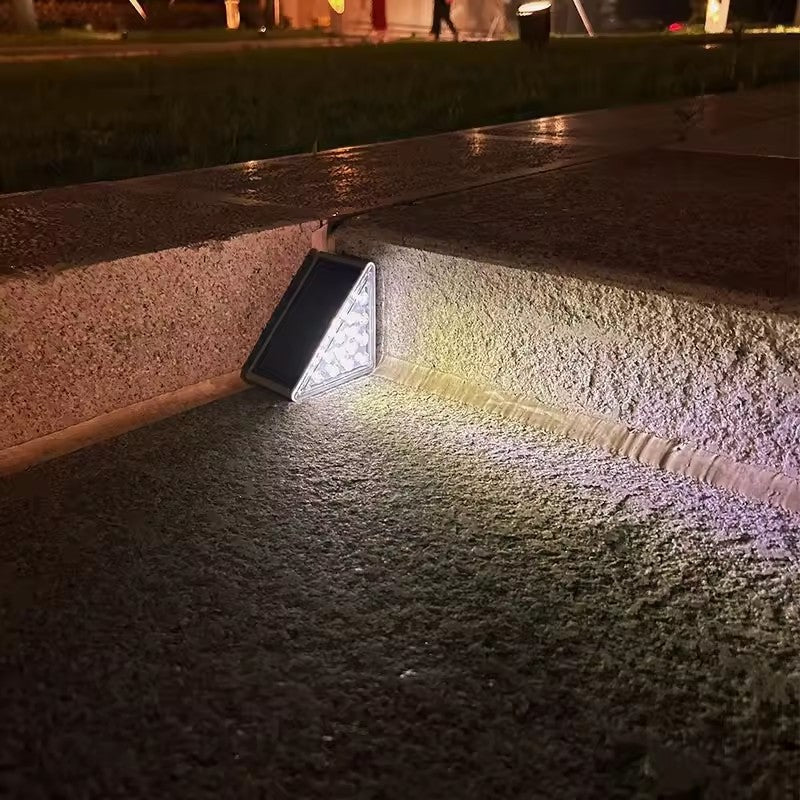 Lampy Solarne Schodowe Zewnętrzne na Ogrodzenie i Taras | LED