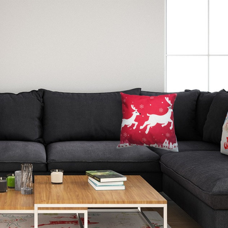Poduszka Świąteczne Renifery | Dekoracja
