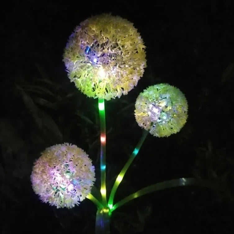 Solarne Lampy Zewnętrzne LED Kwiatowe | Dekoracyjne Do Ogrodu