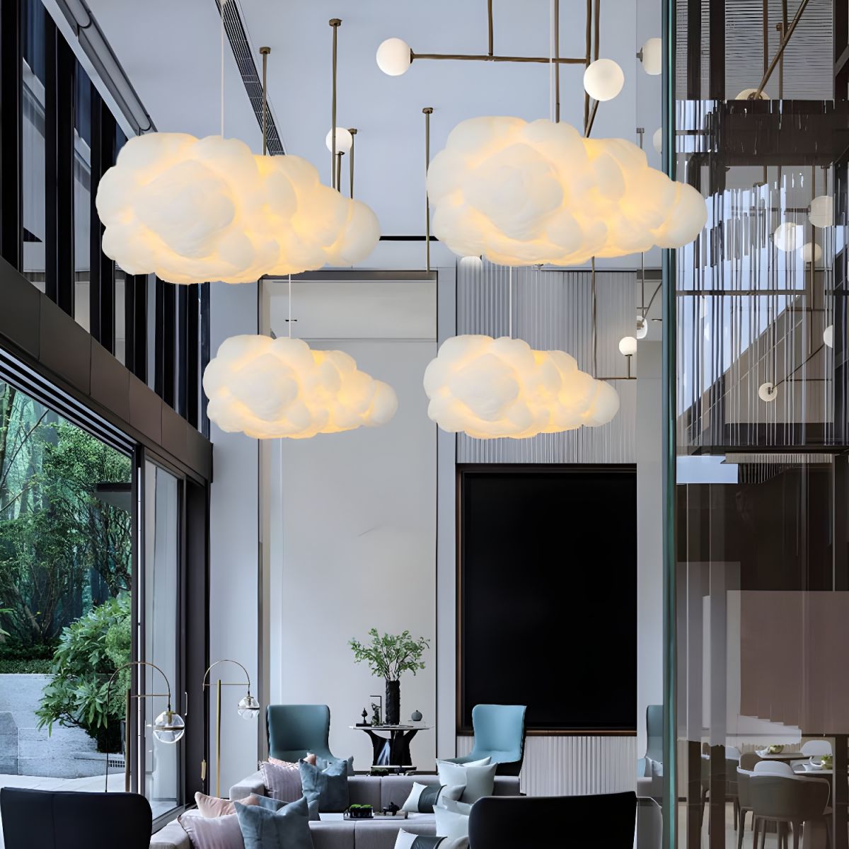 Żyrandol Do Salonu Nowoczesny | Chmura