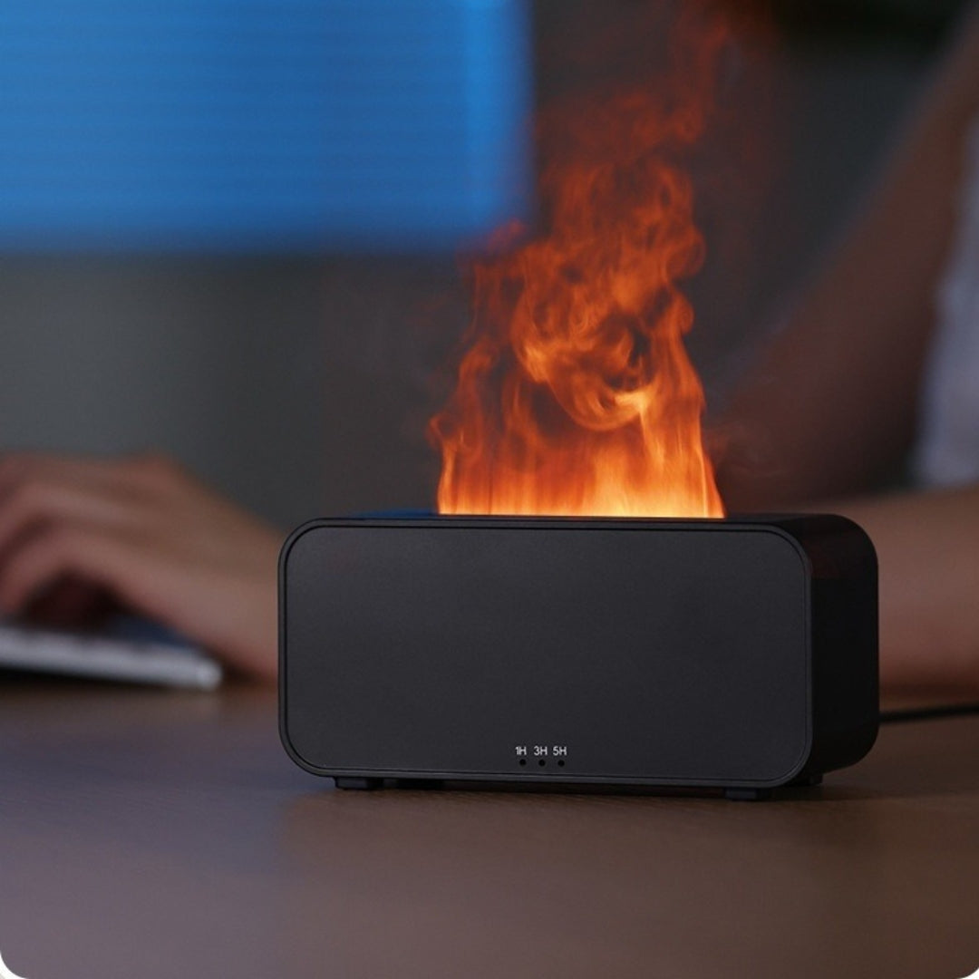 Dyfuzor Zapachowy Elektryczny Z Efektem Płomienia | Do Sypialni