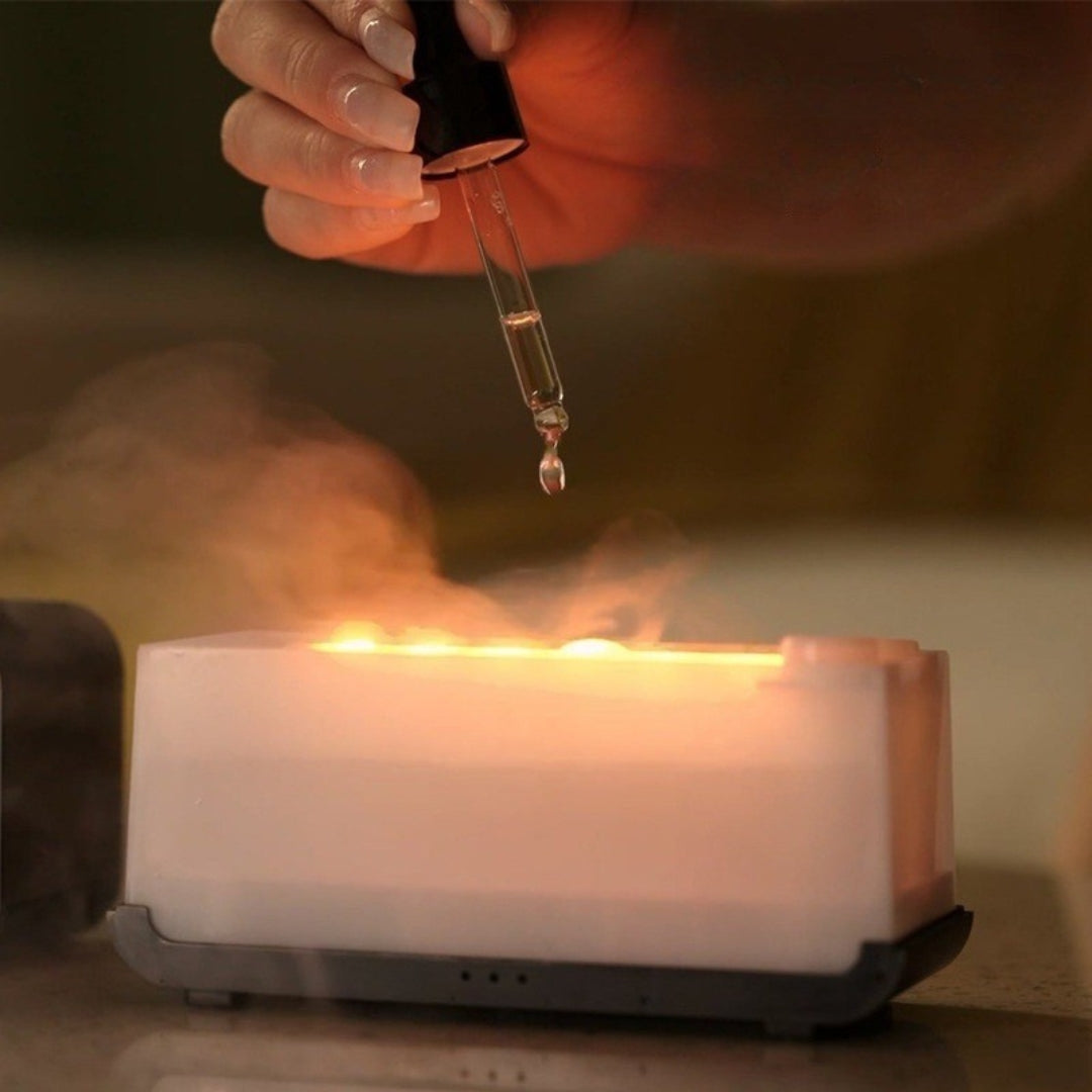 Dyfuzor Zapachowy Elektryczny Z Efektem Płomienia | Do Sypialni