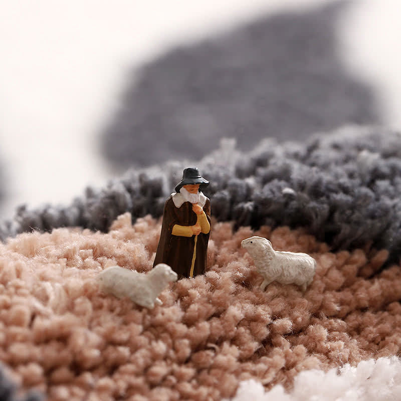 Dywanik Łazienkowy Z Dekoracyjnym Wzorem Do Łazienki | Prostokątny