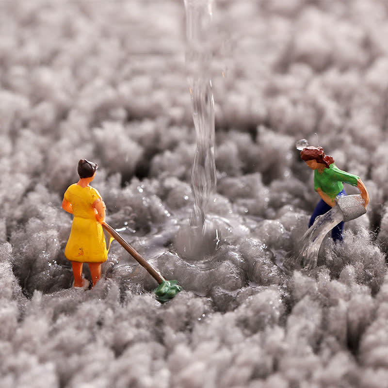 Dywanik Łazienkowy Z Dekoracyjnym Wzorem Do Łazienki | Prostokątny