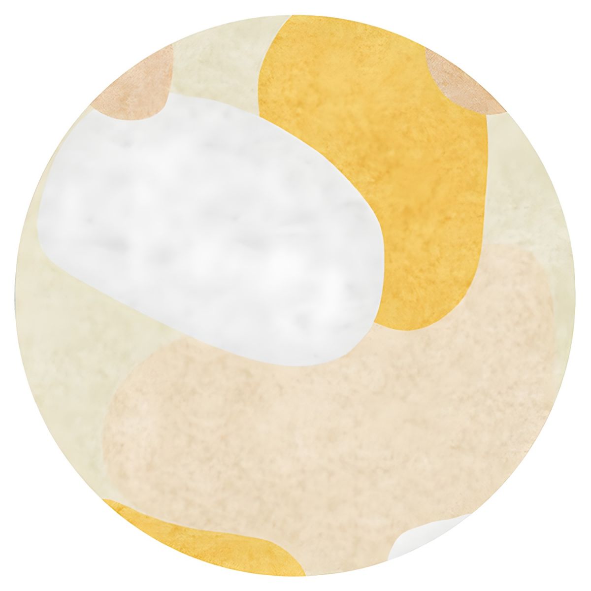 Dywanik Okrągły Okrągły Nowoczesny | Artystyczny