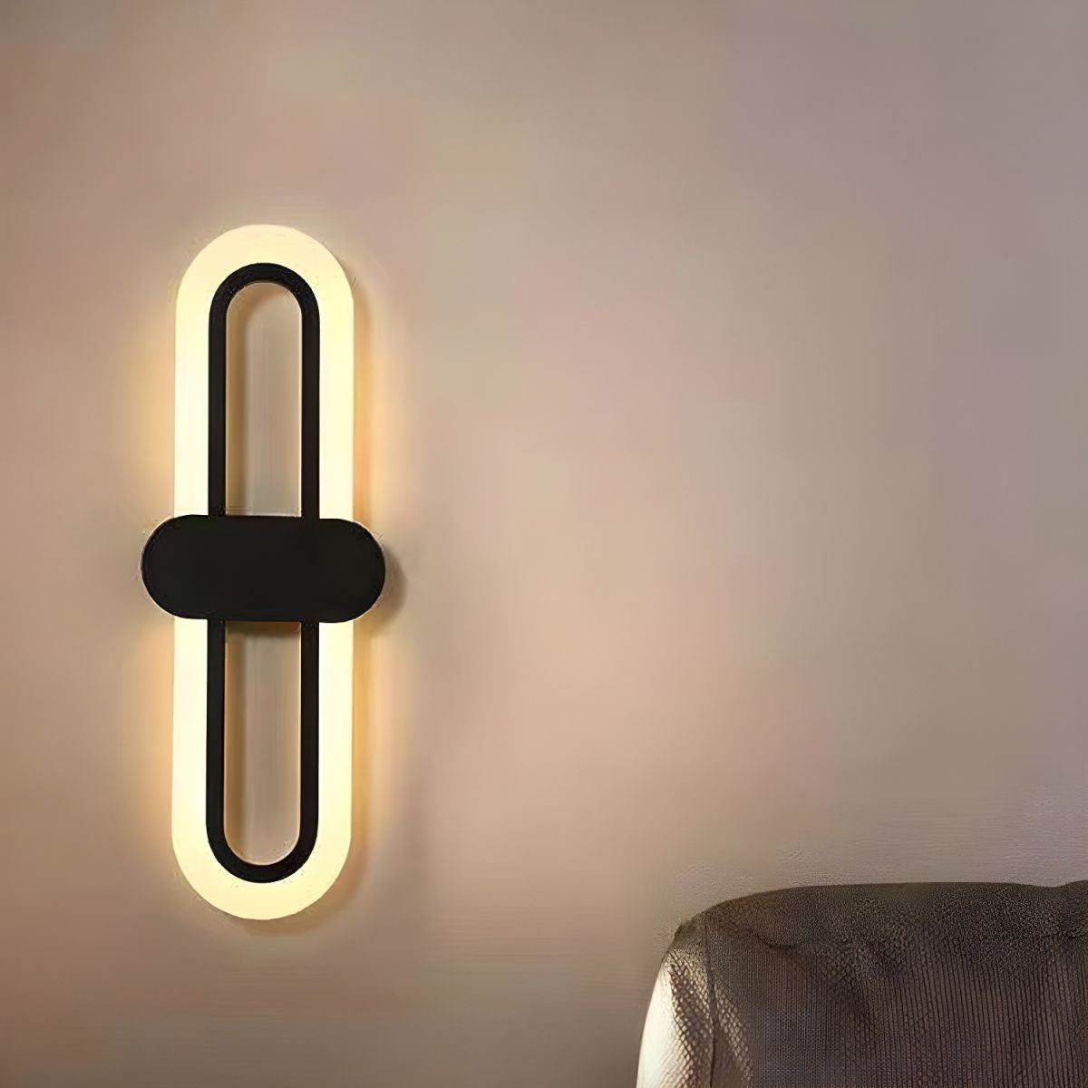 Kinkiet Do Sypialni Owalny LED | Nowoczesny