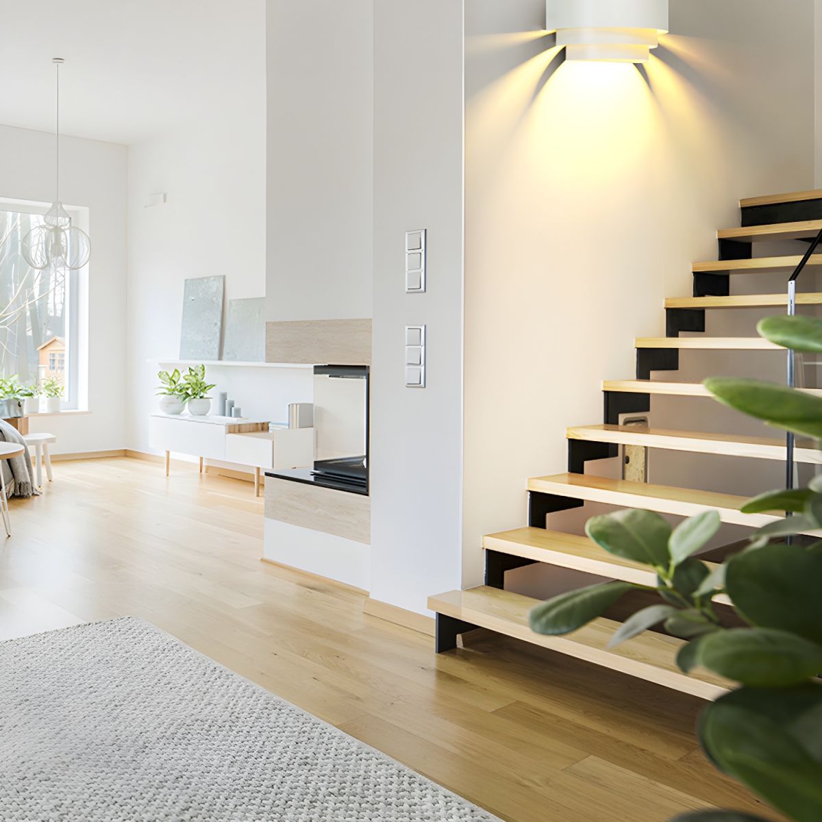 Kinkiet Do Sypialni Schodkowy LED | Nowoczesny