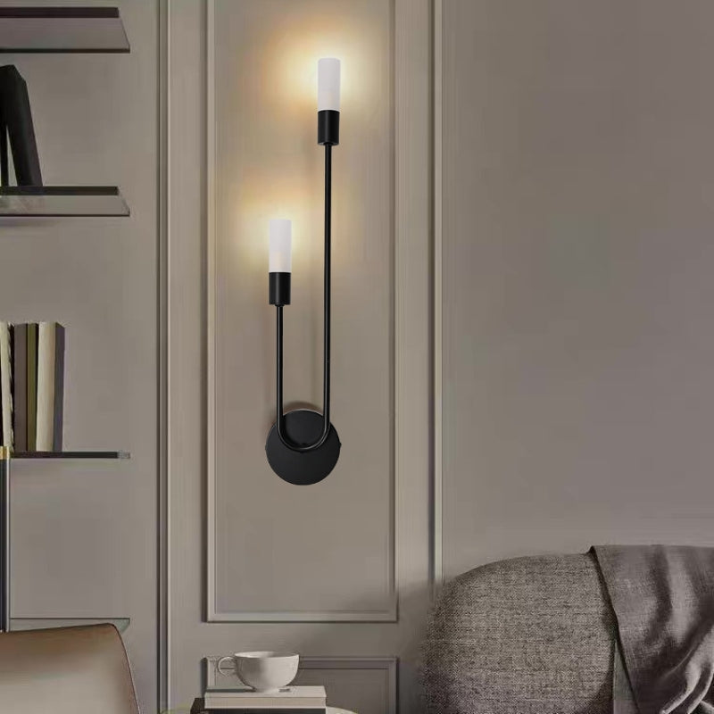 Kinkiet Ścienny Lampa Z Dwiema Oprawami | Elegancki