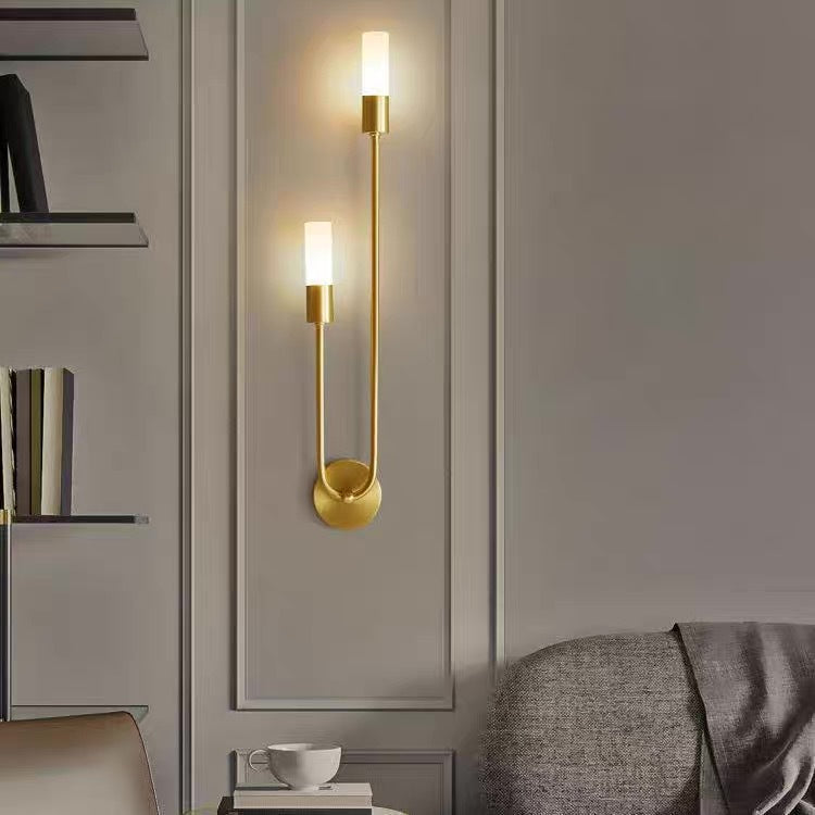 Kinkiet Ścienny Lampa Z Dwiema Oprawami | Elegancki