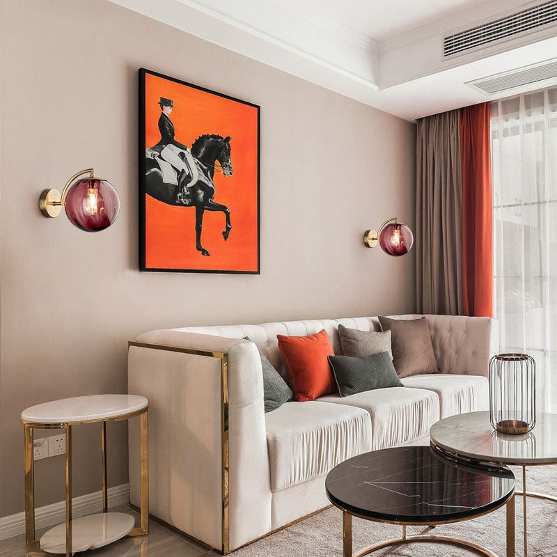 Kinkiet Szklany Do Sypialni I Salonu | Kulisty