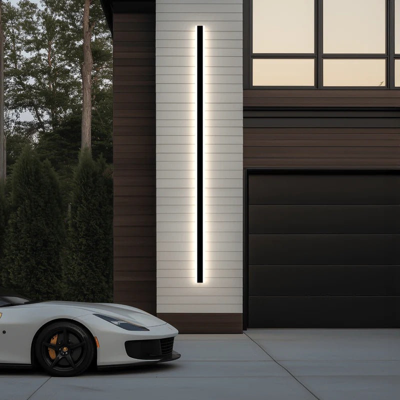 Kinkiet Zewnętrzny Nowoczesny Pionowy | Do Elewacji
