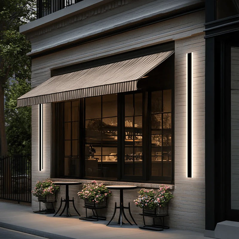 Kinkiet Zewnętrzny Nowoczesny Pionowy | Do Elewacji