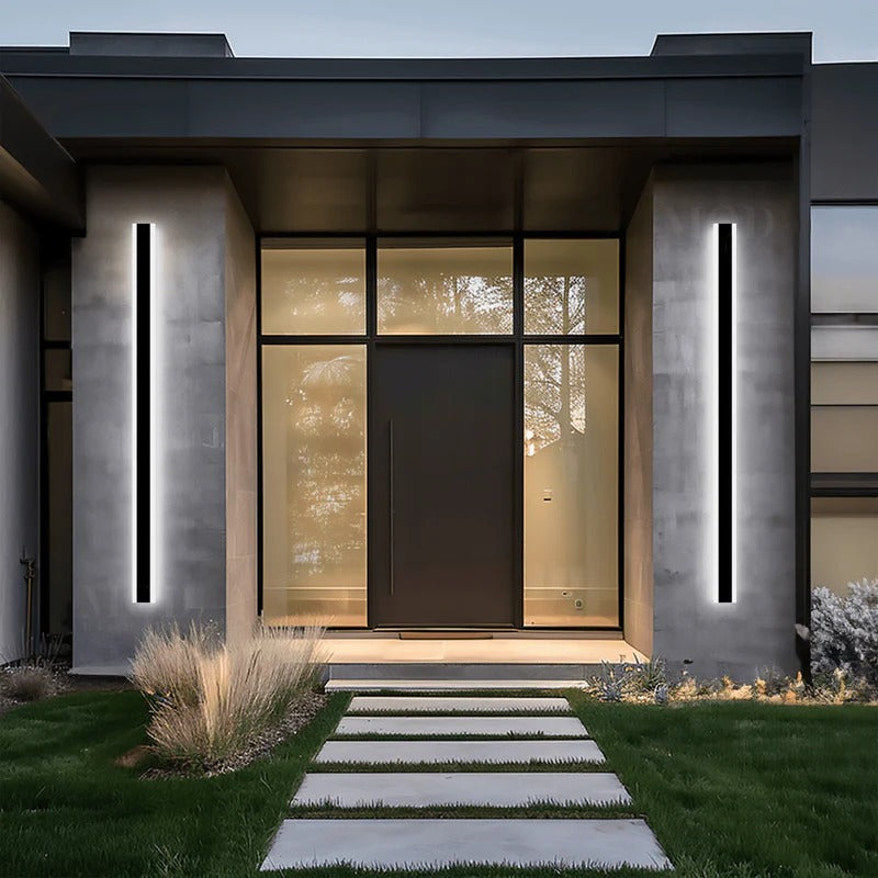 Kinkiet Zewnętrzny Nowoczesny Pionowy | Do Elewacji