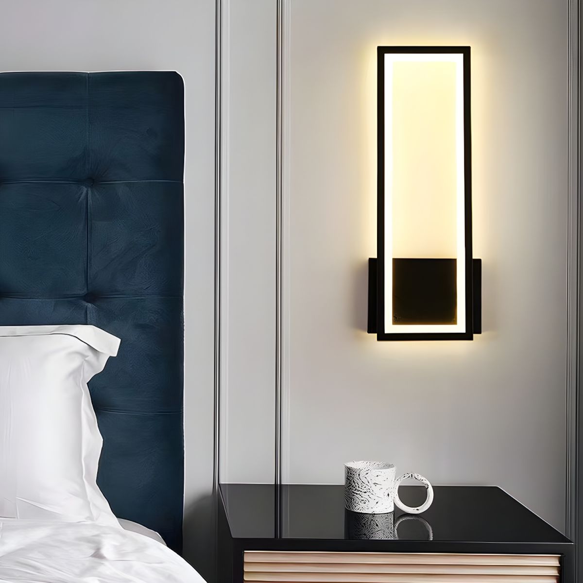 Lampa Do Sypialni Na Ścianę Ledowa | Nowoczesna