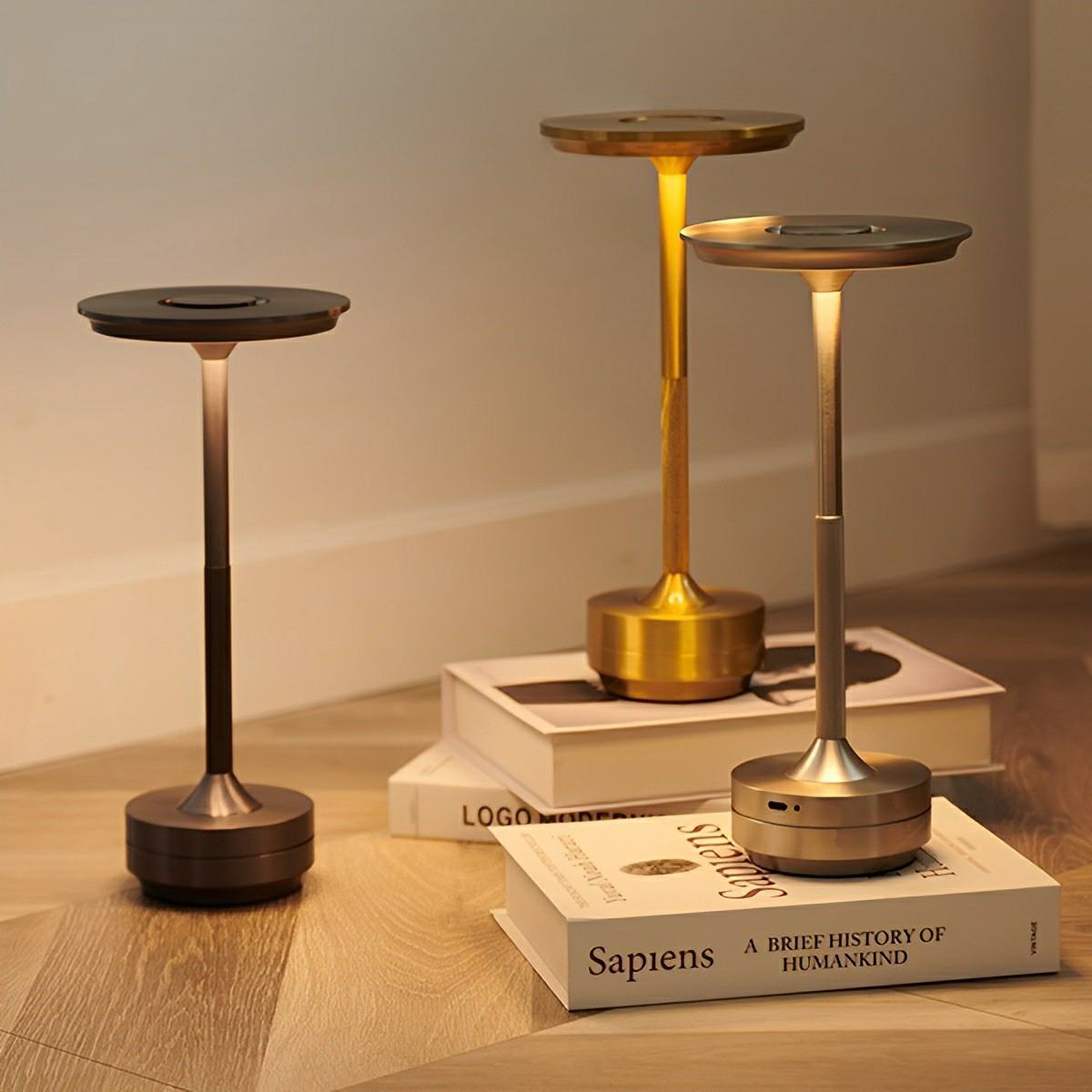 Lampa LED Dotykowa Salon Sypialnia | Ściemnialna