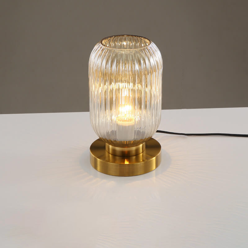 Lampa Nocna Szklana Stołowa Do Sypialni | Elegancja