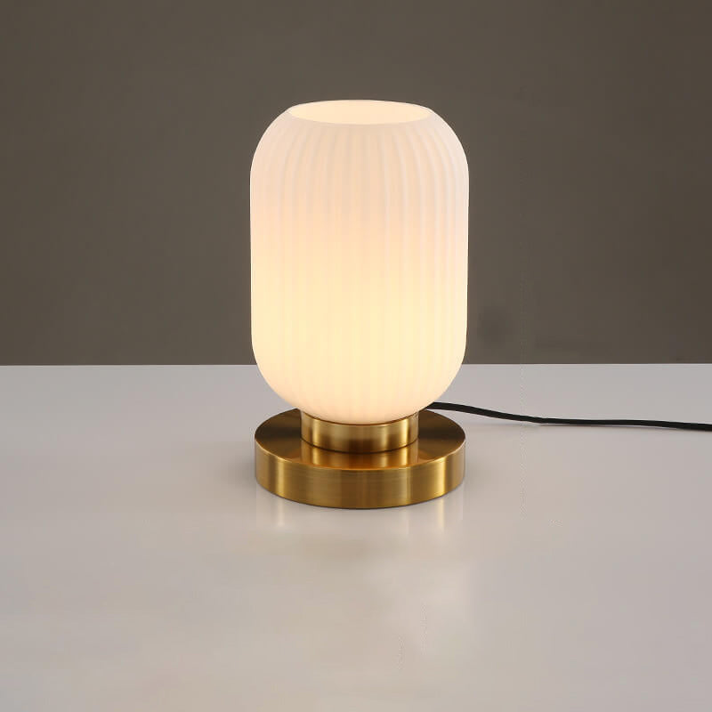 Lampa Nocna Szklana Stołowa Do Sypialni | Elegancja
