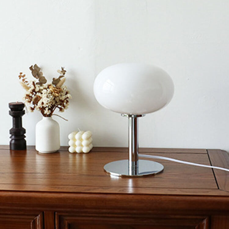 Lampa Nocna Szklana Stołowa Do Sypialni | Retro