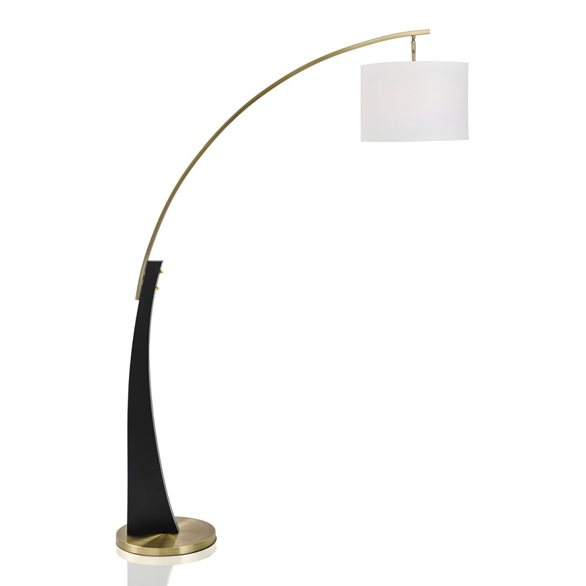 Lampa Stojąca Łukowa Z Abażurem Do Salonu | LED