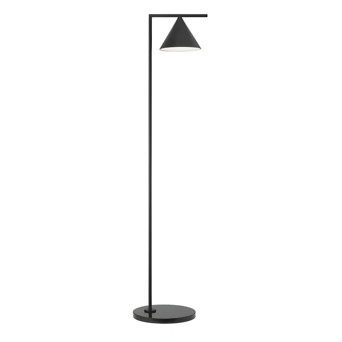 Lampa Stojąca Nowoczesna Do Salonu | Marmurowa Design Podstawa