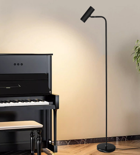 Lampa Stojąca Z Kloszem Kierunkowym Do Salonu | Czytanie