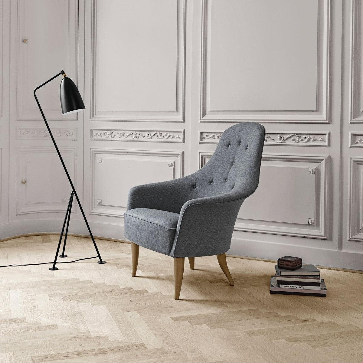 Lampa Stojąca Z Regulowanym Kloszem Do Salonu | Czytanie