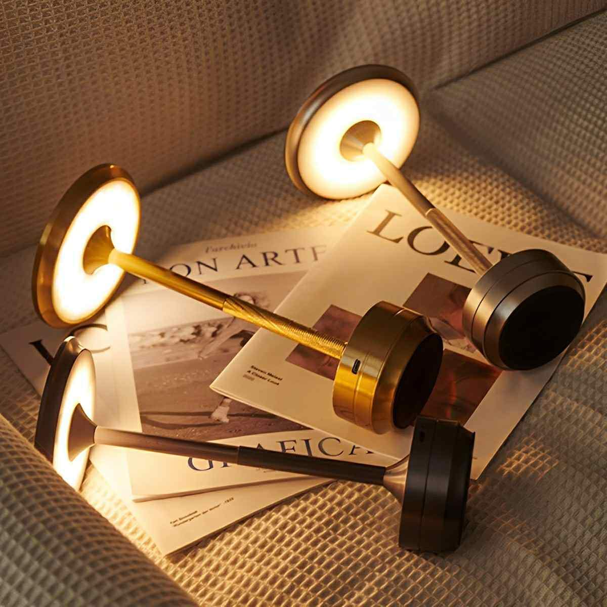 Lampa LED Dotykowa Salon Sypialnia | Ściemnialna