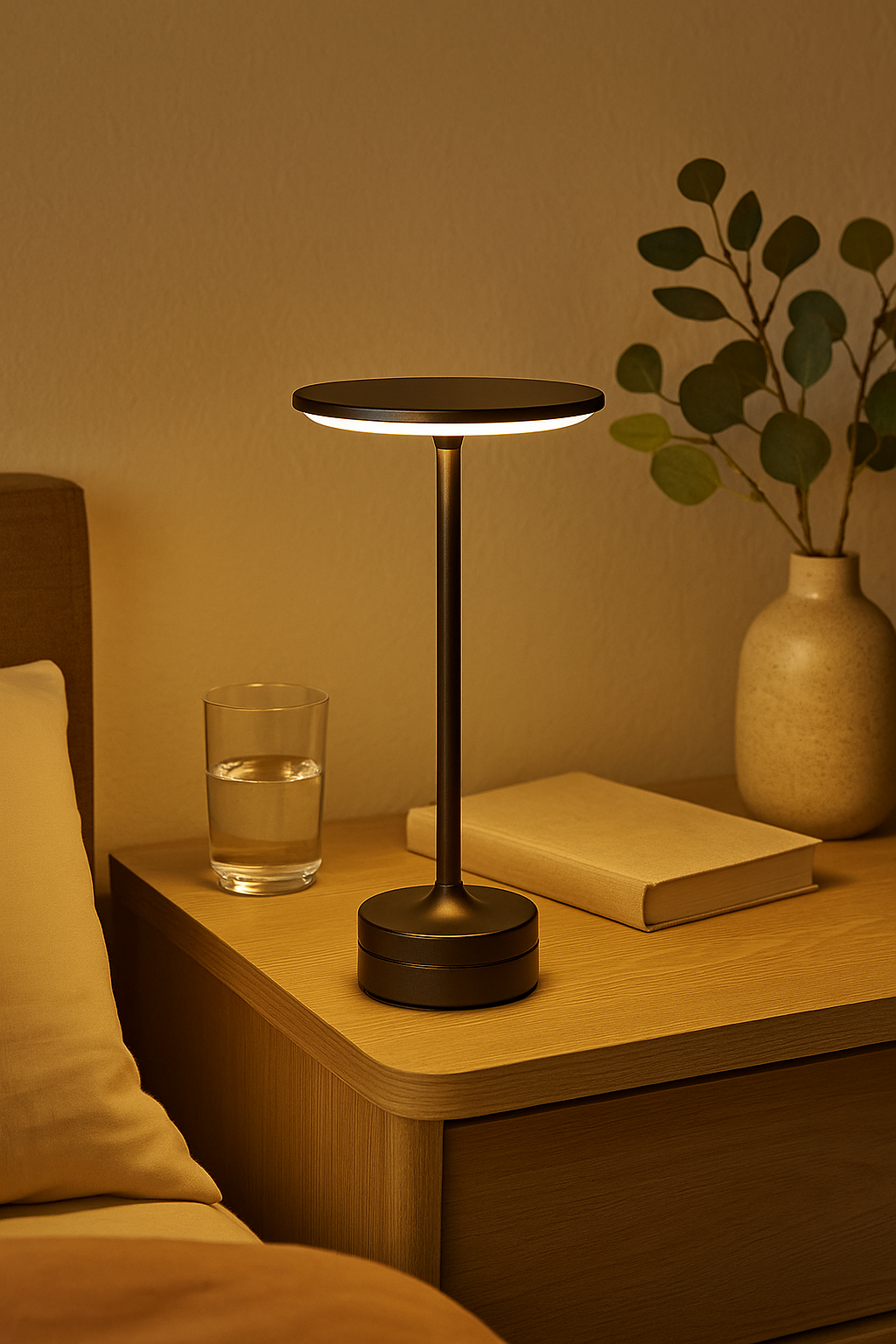 Lampa Stołowa Minimalistyczna z Nowoczesnym Designem do Sypialni