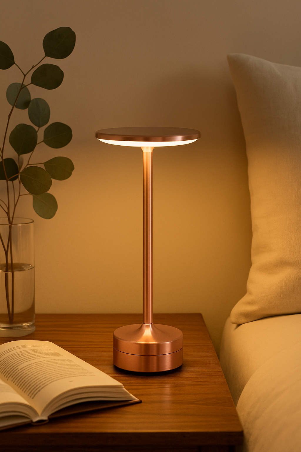 Lampa Stołowa Minimalistyczna z Nowoczesnym Designem do Sypialni
