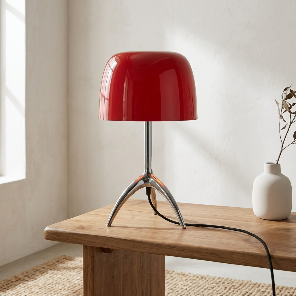 Lampa Stołowa Trójnóg do Salonu | Retro