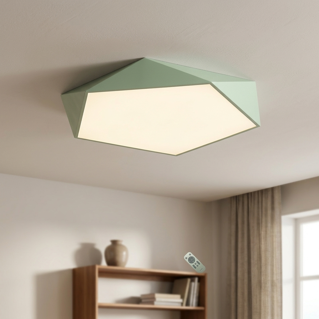 Lampa Sufitowa LED Geometryczna do Salonu | Plafon
