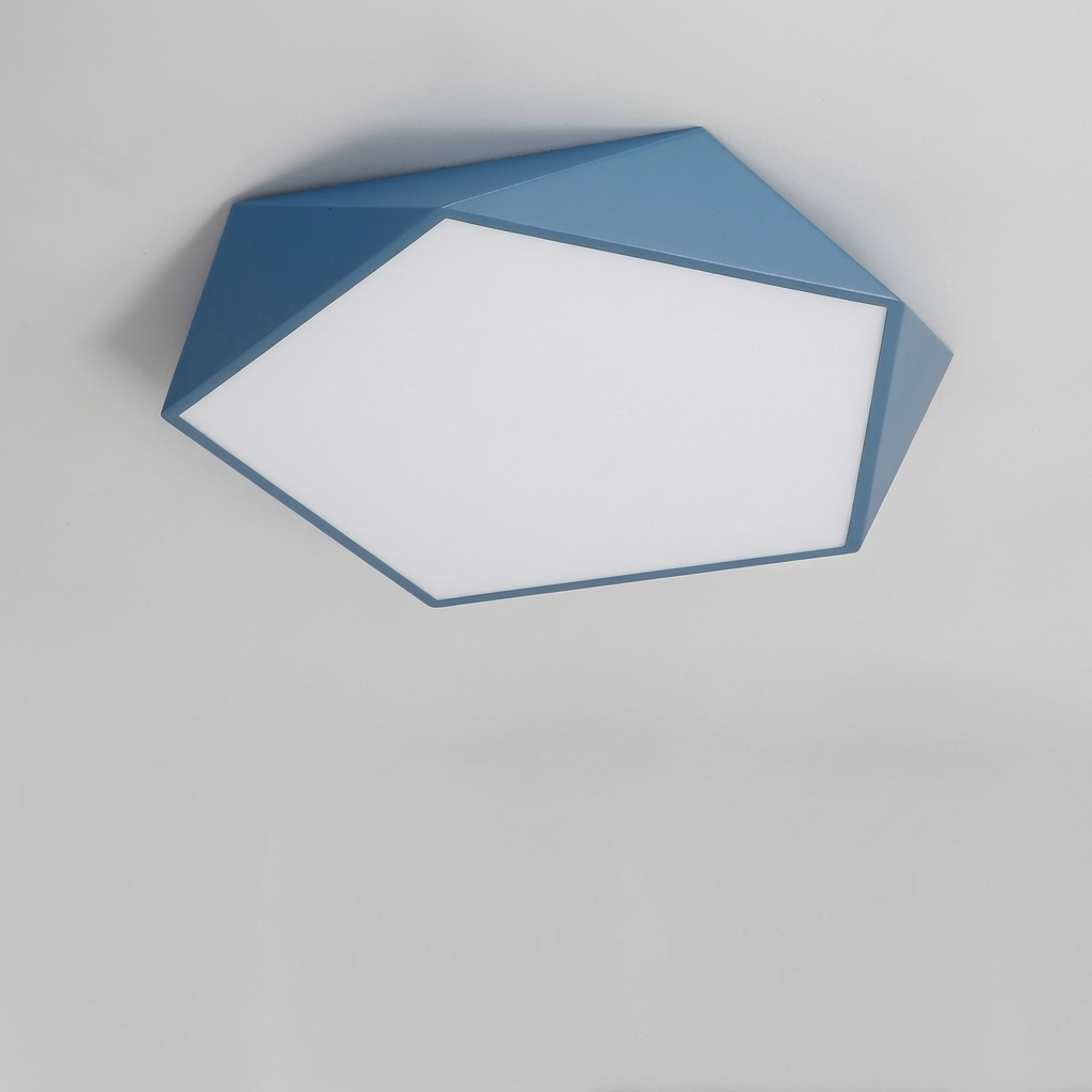 Lampa Sufitowa LED Geometryczna do Salonu | Plafon