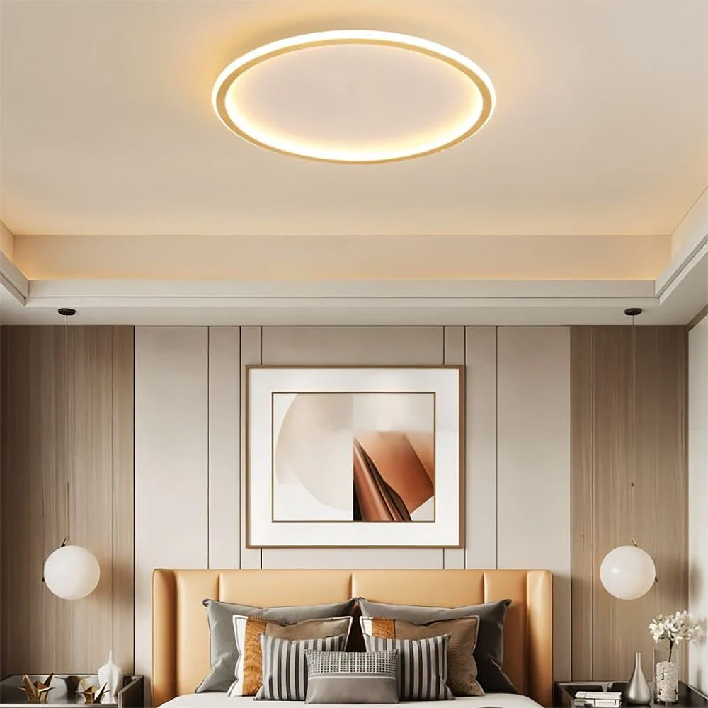 Lampa Sufitowa LED Okrągła Do Salonu | Nowoczesna