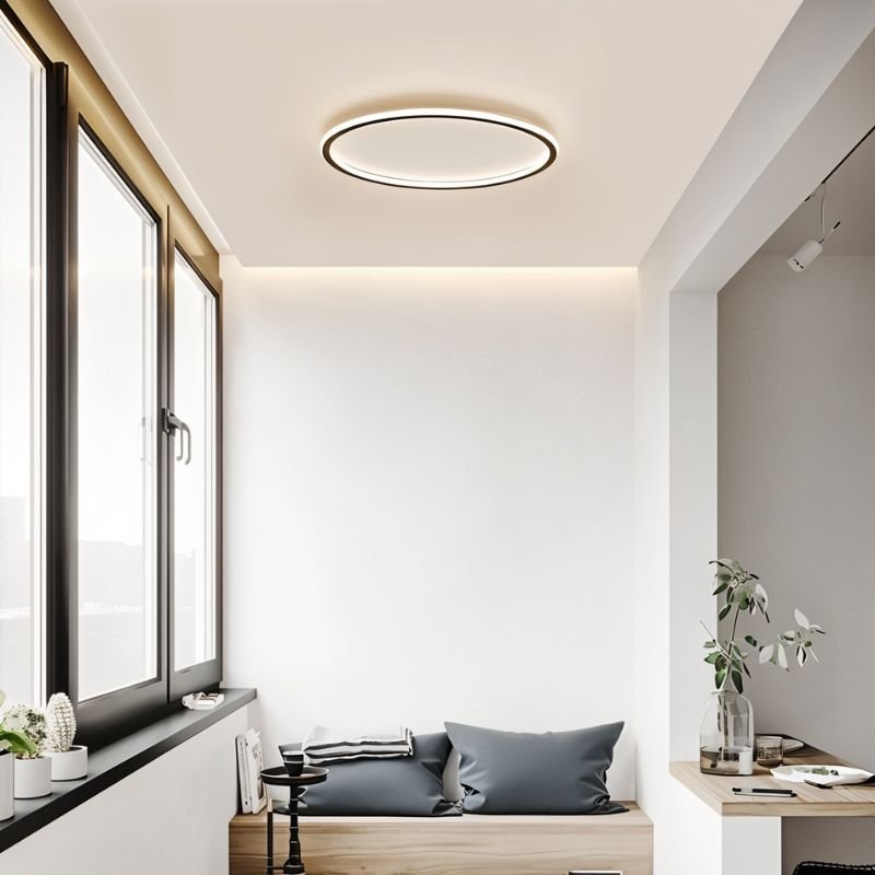 Lampa Sufitowa LED Okrągła Do Salonu | Nowoczesna