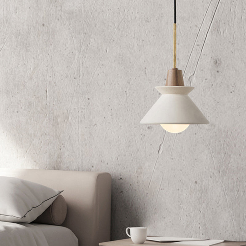 Lampa Sufitowa Wisząca z Drewnianym Akcentem do Kuchni i Jadalni | Nowoczesna