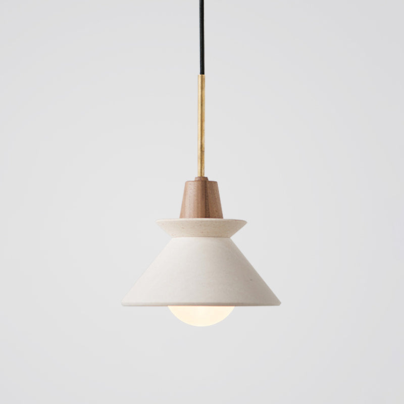 Lampa Sufitowa Wisząca z Drewnianym Akcentem do Kuchni i Jadalni | Nowoczesna