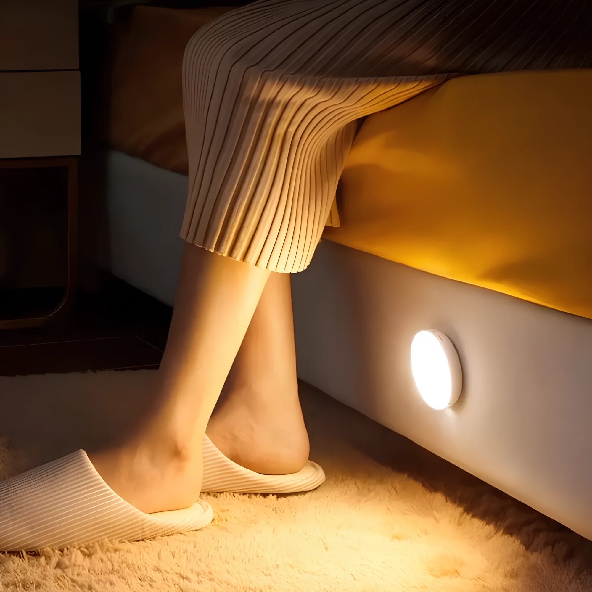 Lampa Wewnętrzna z Czujnikiem Ruchu LED | Montaż Bezprzewodowy